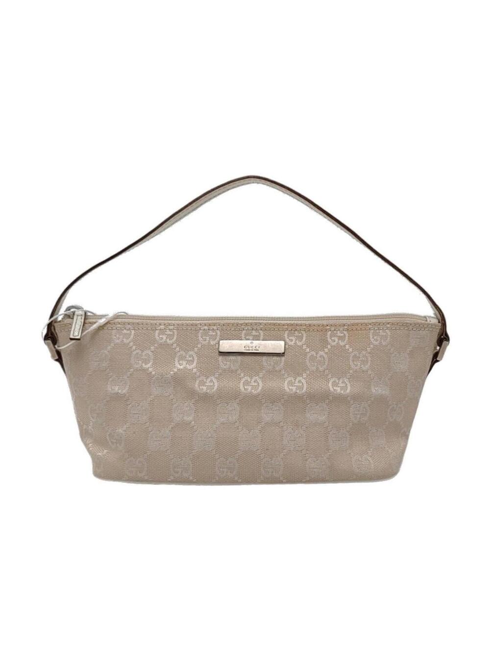 Gucci GG Canvas Boat Pochette Shoulder Bag — Beige - Picture 1 of 10